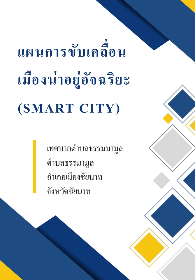 รับพิมพ์งานด่วน รับคีย์ข้อมูล Smart City แผนงานเทศบาลตำบลธรรมมามูล ชัยนาท