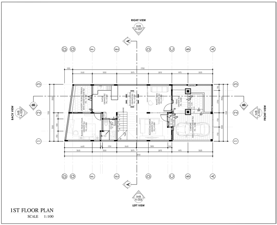 CAD Drawing - Jasa Gambar Kerja Rumah Arsitektural - 5