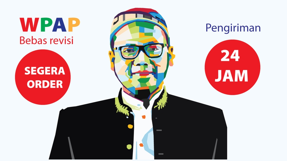 Gambar Potret - WPAP Jadi 1 Hari - 5