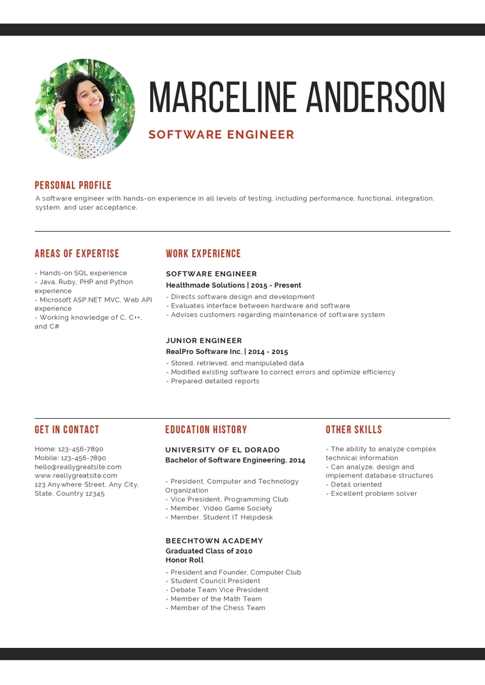 Portfolio & Resume - CV/Resume Professional - 4