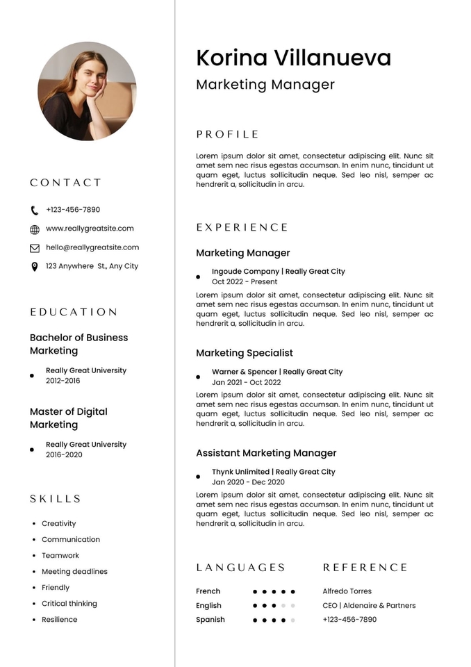 Portfolio & Resume - CV & PORTOFOLIO DESIGN - 4