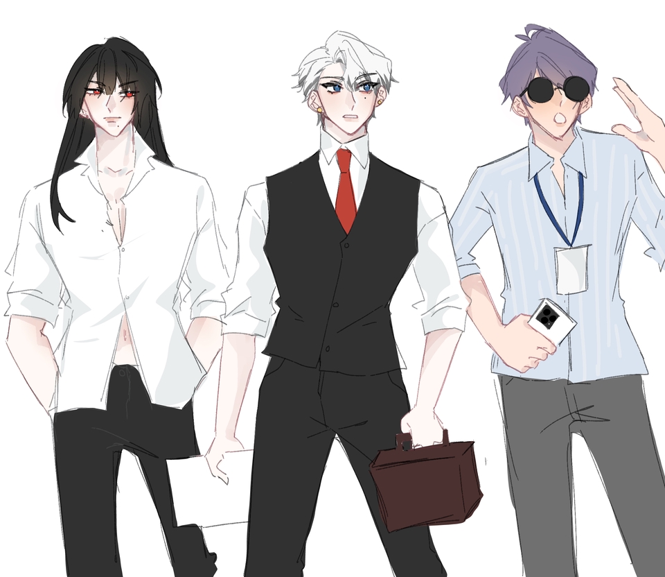 Jasa desain karakter untuk game, ilustrasi karakter fantasi, desain karakter vtuber.