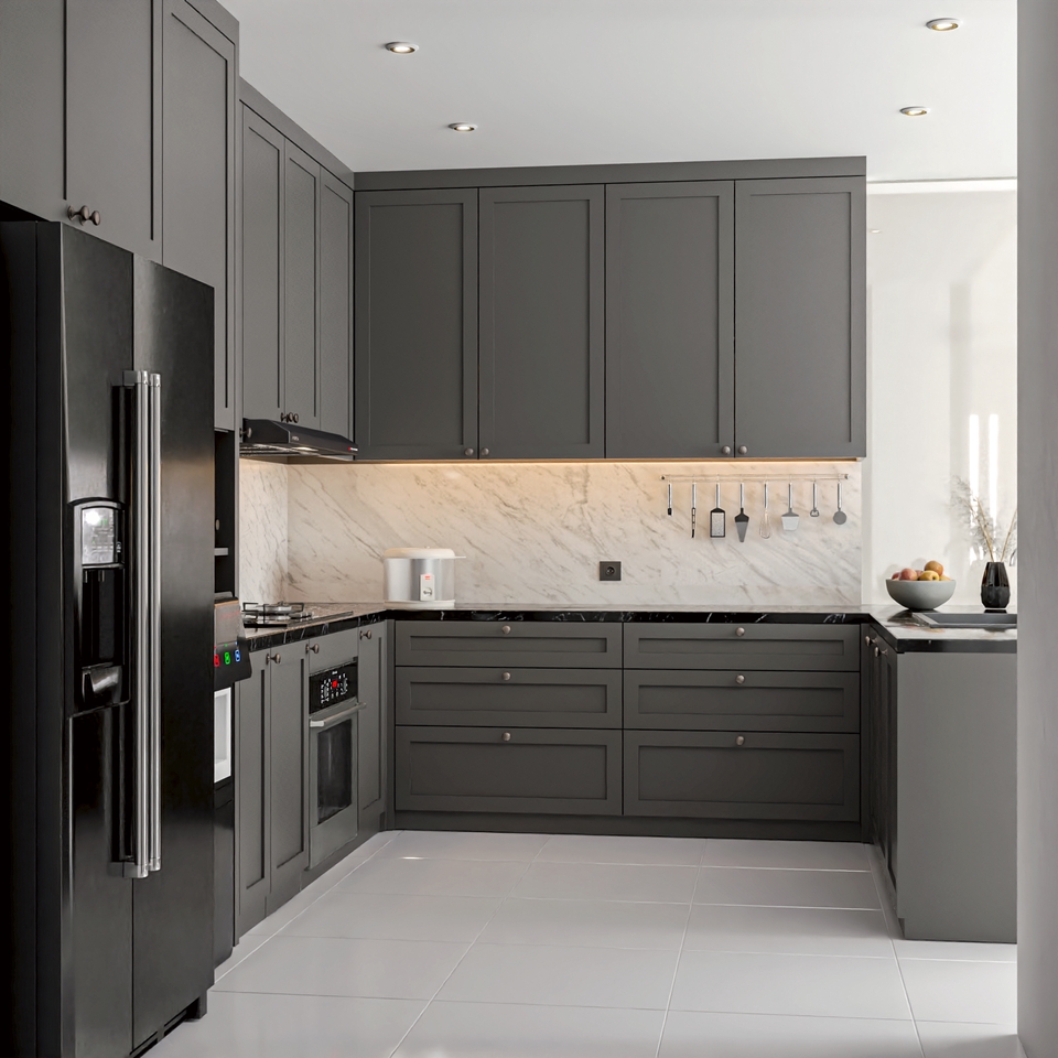 3D & Perspektif - Design 3D Kitchen Set & Render - 2