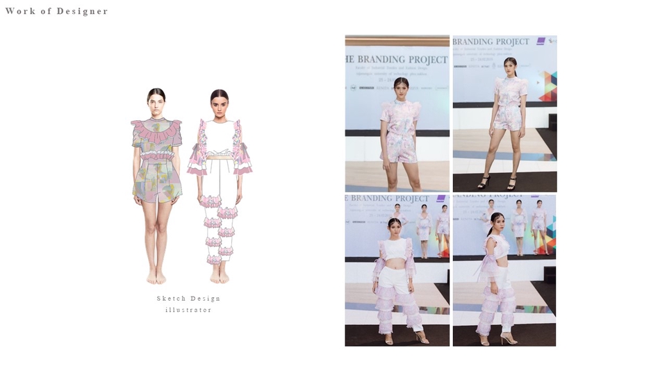 Fashion Designer รับออกแบบเสื้อผ้าผู้หญิง casual wear / evening dress ...