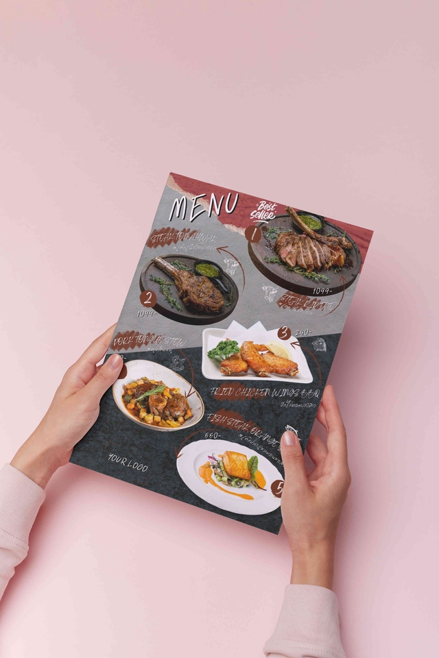สื่อสิ่งพิมพ์และนามบัตร - รับออกแบบสื่อสิ่งพิมพ์ทุกชนิด /เมนูอาหาร,เครื่องดื่ม,การ์ด,นามบัตร,โบรชัวร์,ใบปลิว,สื่อออนไลน์ - 15