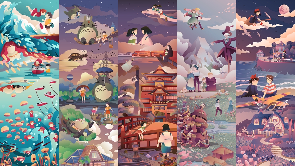 ภาพวาดเวกเตอร์ สไตล์การ์ตูน น่ารัก ญี่ปุ่น สวยงาม vector วาดภาพ vector ภาพประกอบ vector