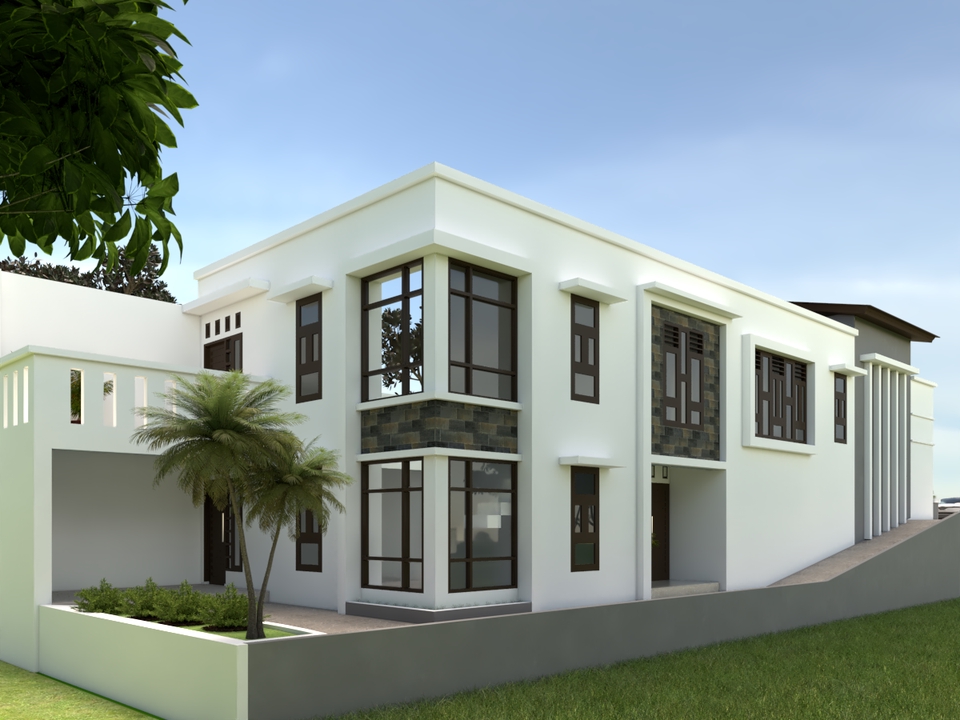 3D & Perspektif - 3D bangunan Rumah tinggal, Ruko, dan Gedung - 5