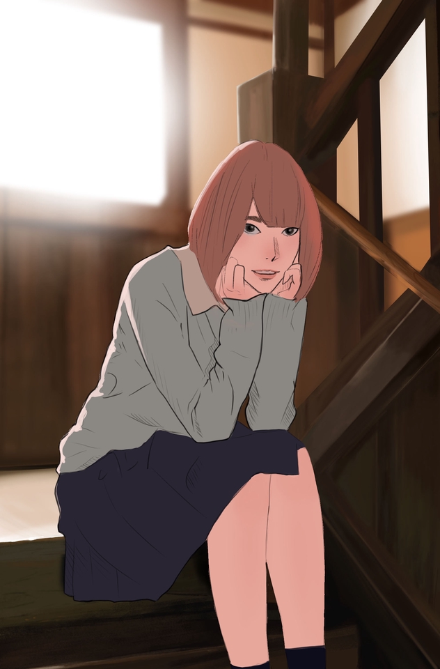 วาดภาพประกอบ - วาดภาพ 2D Background Charactor design วาดภาพสไตล์งานกึ่งๆ Reallistic - 10