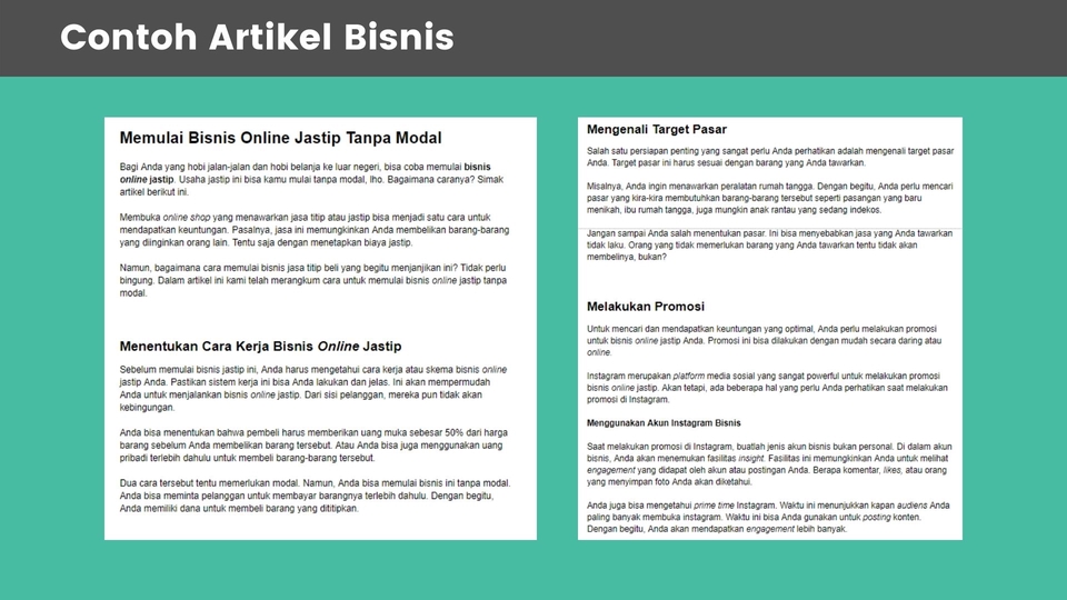 Penulisan Konten - Jasa SEO Content Writing, Tulis Artikel, Content SEO, Content Writer - 7