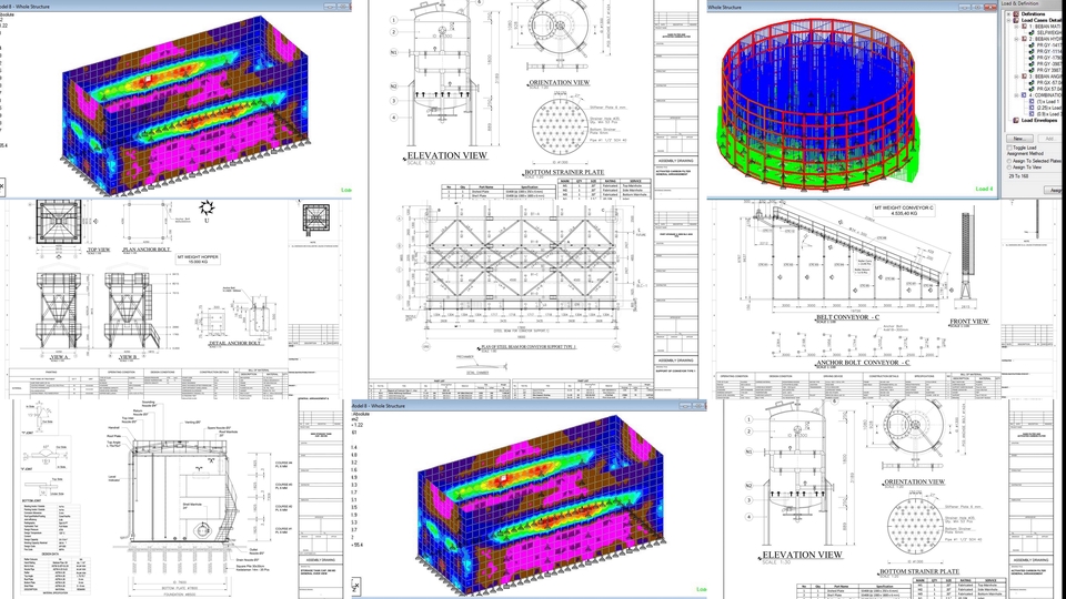 CAD Drawing - Design Steel Structure Cad Drawing - 1