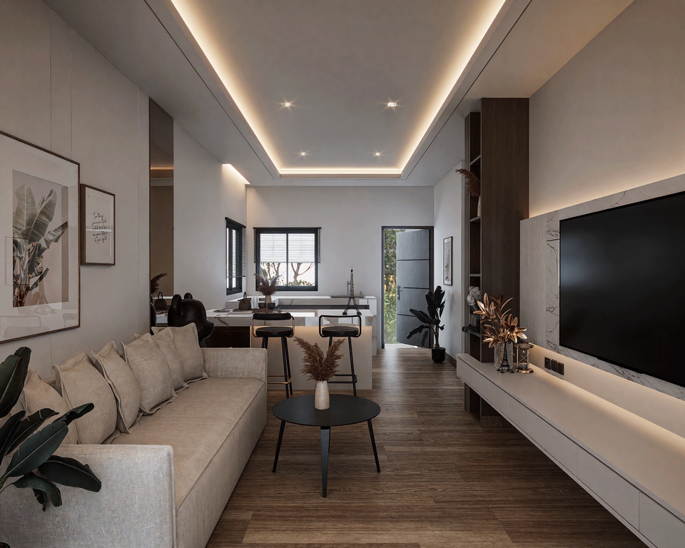 รับออกแบบตกแต่งภายใน 3D Render รับออกแบบภายใน เขียนภาพ Perspective ...