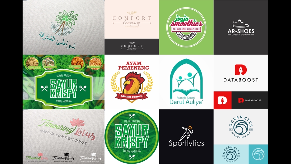 Desan Logo Untuk UMKM, 24 jam jadi + Revisi Unlimited