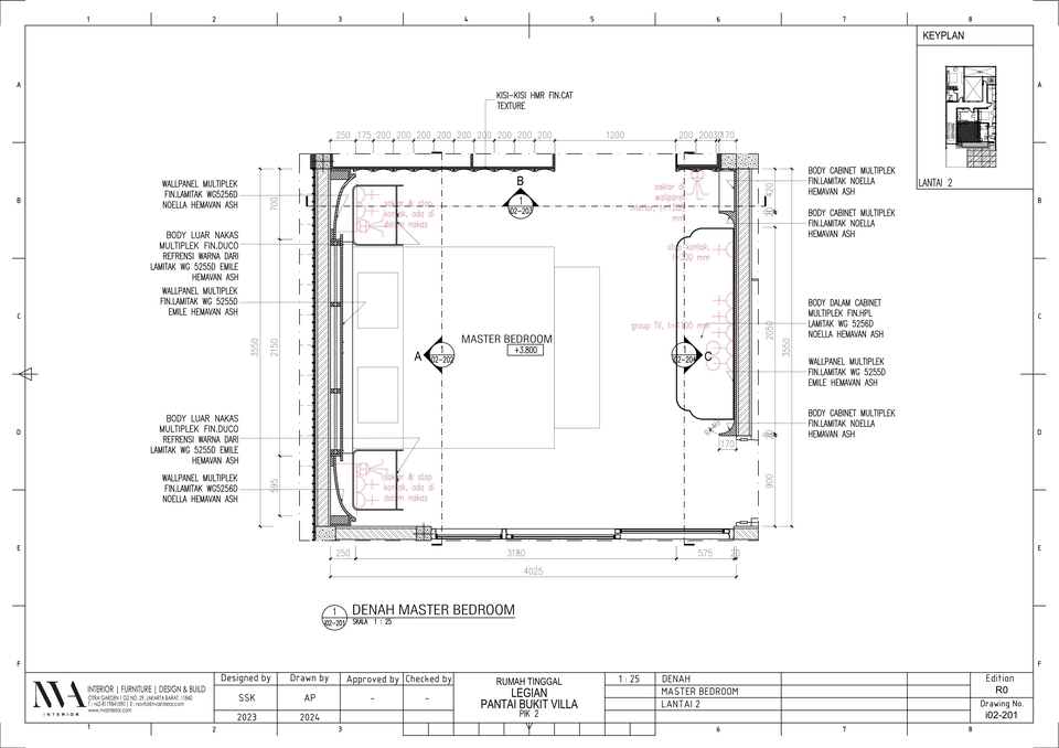 CAD Drawing - Jasa Gambar Kerja Interior - 4