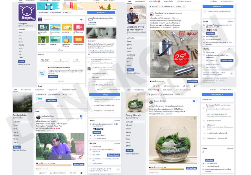 แอดมินดูแลเพจ เว็บไซต์ และร้านค้าออนไลน์ - รับดูแล "facebook fanpage" + คอนเทนท์+กราฟิค  - 4