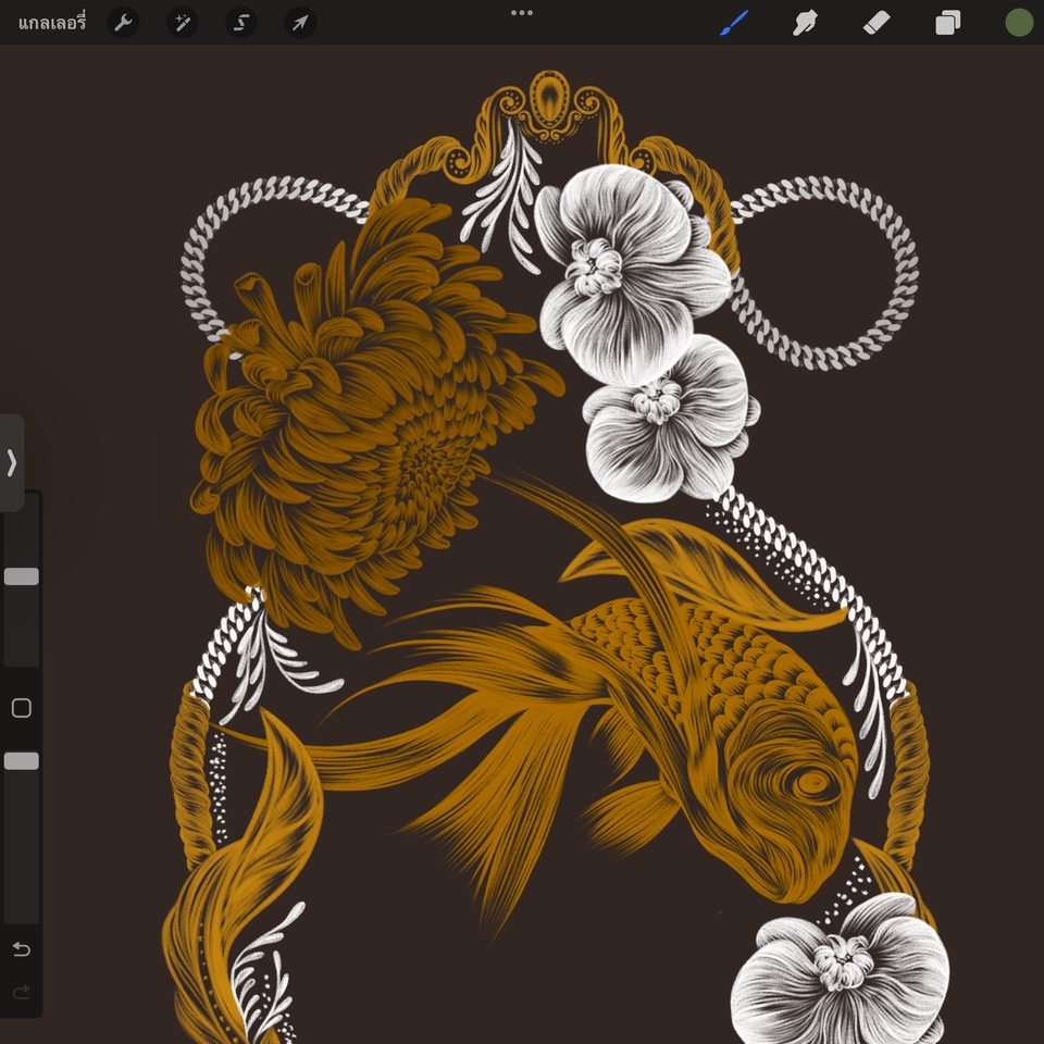 วาดภาพประกอบ - ออกแบบบรรจุภัณฑ์ การ์ดแต่งงาน วอลเปเปอร์ติดผนัง ฯลฯ - 16
