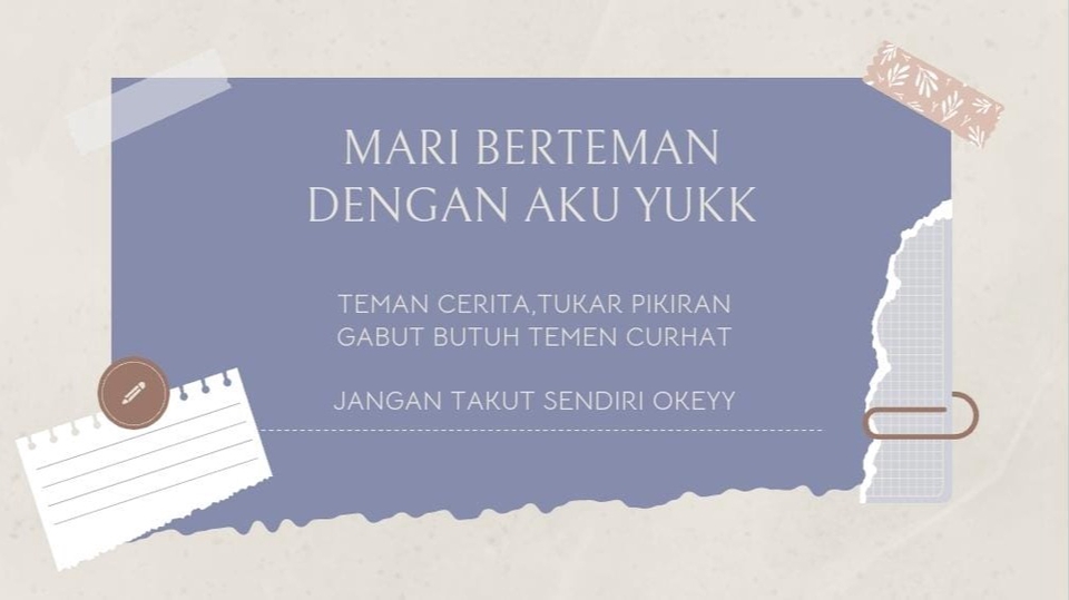 Pengembangan Diri - TEMAN CERITA ATAU CURHAT DAN TUKAR PIKIRAN - 1