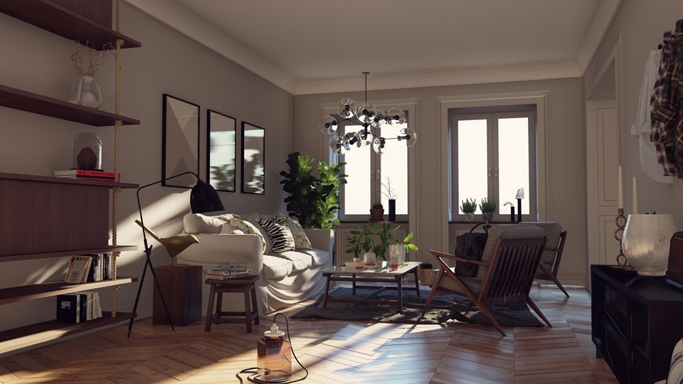 3D & Perspektif - DESAIN INTERIOR (3D, RENDER, GAMBAR KERJA) - 8