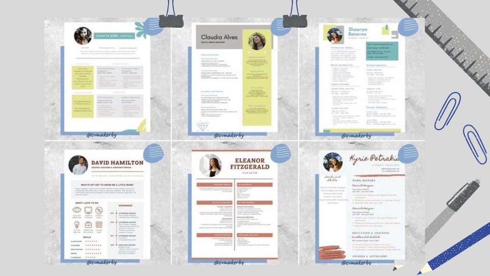 Portfolio & Resume - Desain CV dan Surat Lamaran, Pekerjaan 1 hari - 4