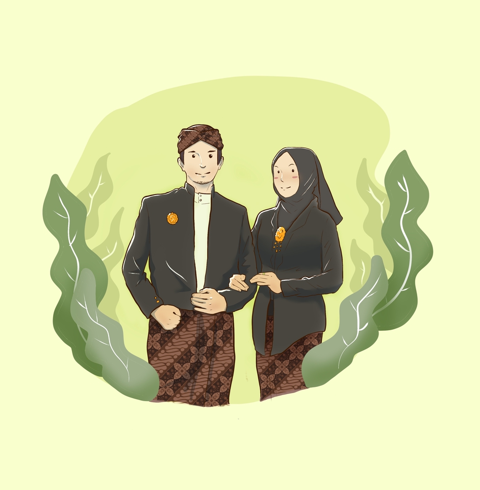 Gambar dan Ilustrasi - jasa pembuatan illustrasi potrait untuk kado/gift - 3