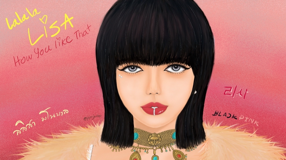 วาดภาพเหมือน Portrait - วาดภาพเหมือนศิลปินKPOP(Digital paint) - 3