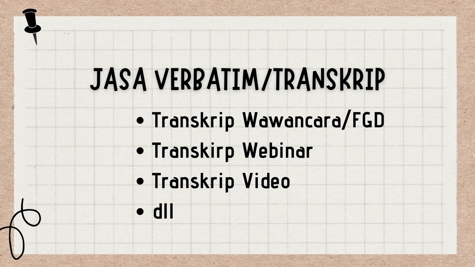 Pengetikan Umum - Jasa Transkrip/Verbatim - 2