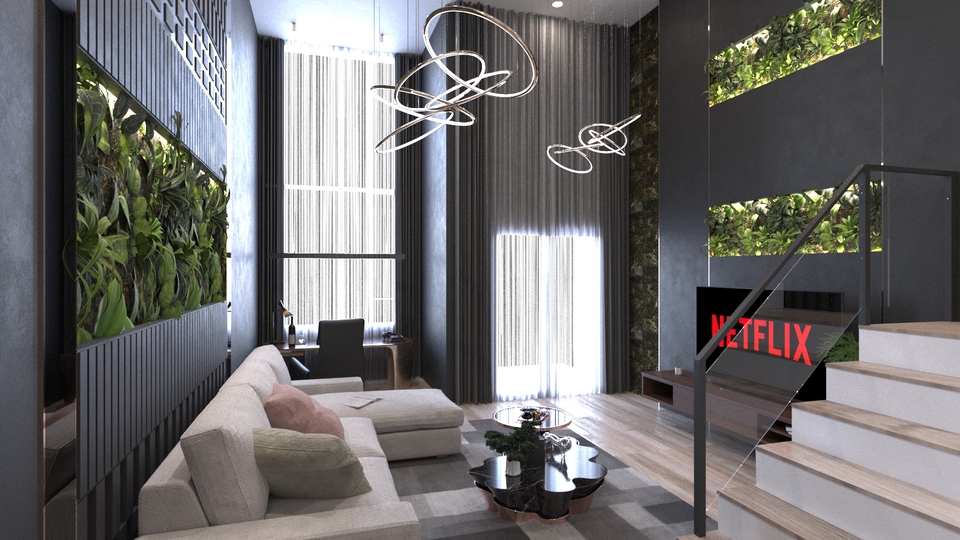 Interior and Furniture Design 3D Rendering