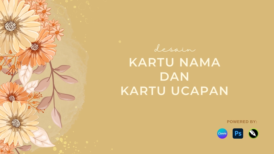 Digital Printing - Desain Kartu Nama/Kartu Ucapan Custom - 1