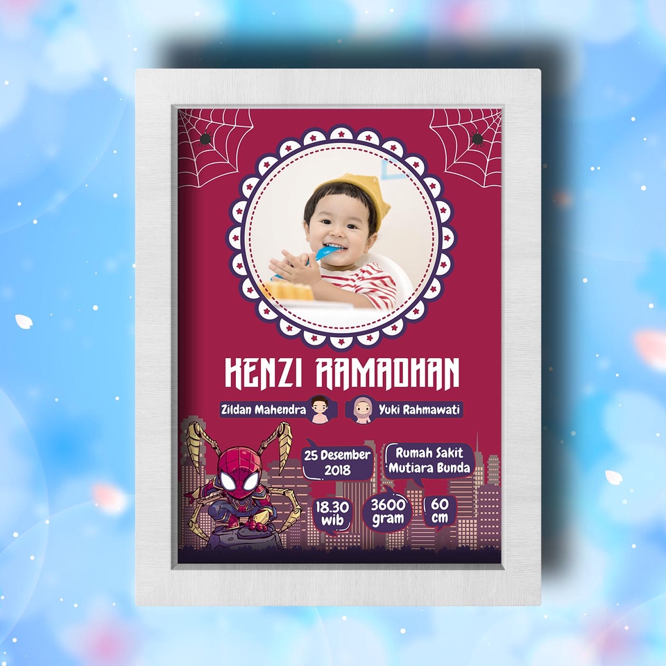 Banner Online - Jasa Desain Bio Baby Kekinian Lucu Dan Imut - 3