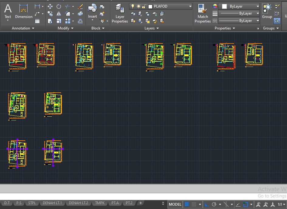 CAD Drawing - 2D DESAIN/ AUTOCAD GRAWING MODEL - 5