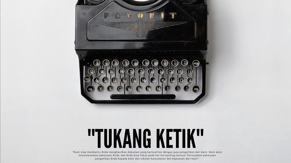 Pengetikan Umum - Mengerjakan segala jenis pengetikan Anda dengan waktu kompetitif - 1