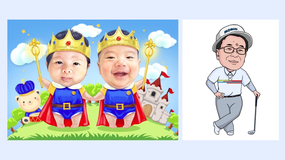 รับวาดรูปการ์ตูนล้อเลียน เด็ก น่ารัก ภาพประกอบ เด็ก วาดภาพล้อเลียน วาดรูปล้อเลียน