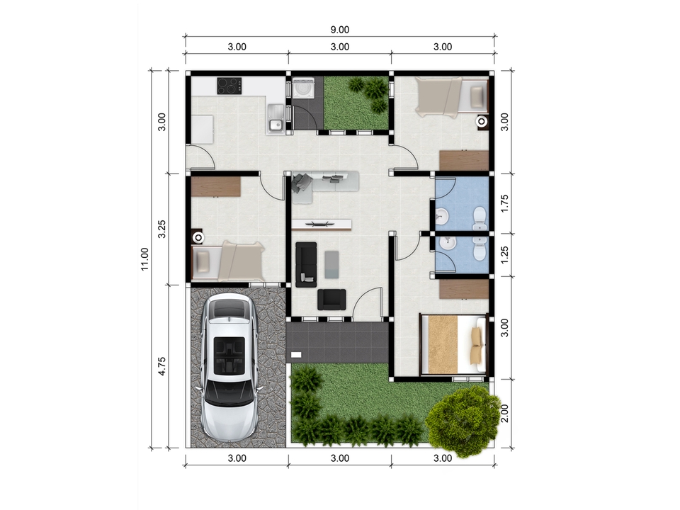 CAD Drawing - DESAIN RUMAH & GAMBAR KERJA - CEPAT DAN TERJANGKAU - 5