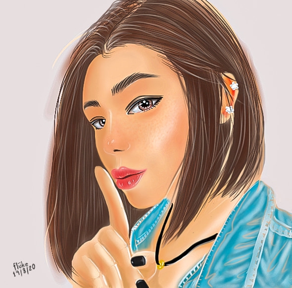 วาดภาพเหมือน Portrait - ภาพวาดดิจิตลอล สวย เก๋ ไม่ซ้ำใคร - 5