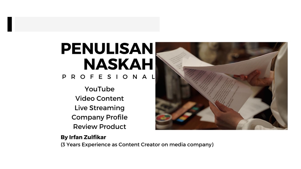 Jasa MC atau Master of Ceremony Acara Kantor, Ulang Tahun maupun Pernikahan - Penulisan Naskah / Script dan konsep video untuk Live Streaming, Content Tiktok, Instagram, Youtube