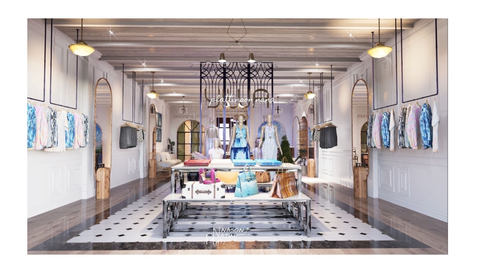 รับออกแบบตกแต่งภายใน ร้านค้า โรงแรม บูธ ออกแบบเฟอร์นิเจอร์