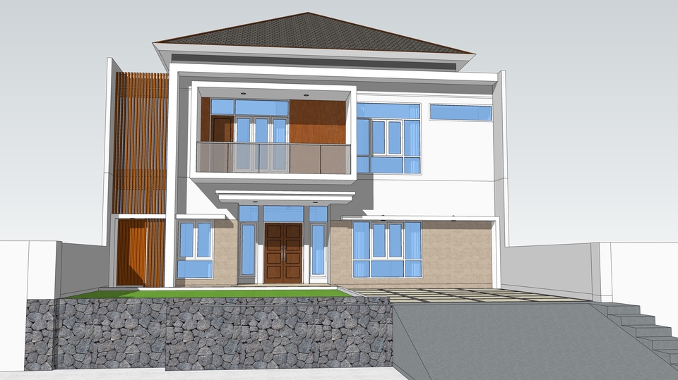 3D & Perspektif - GAMBAR 3D SKETCHUP - 1