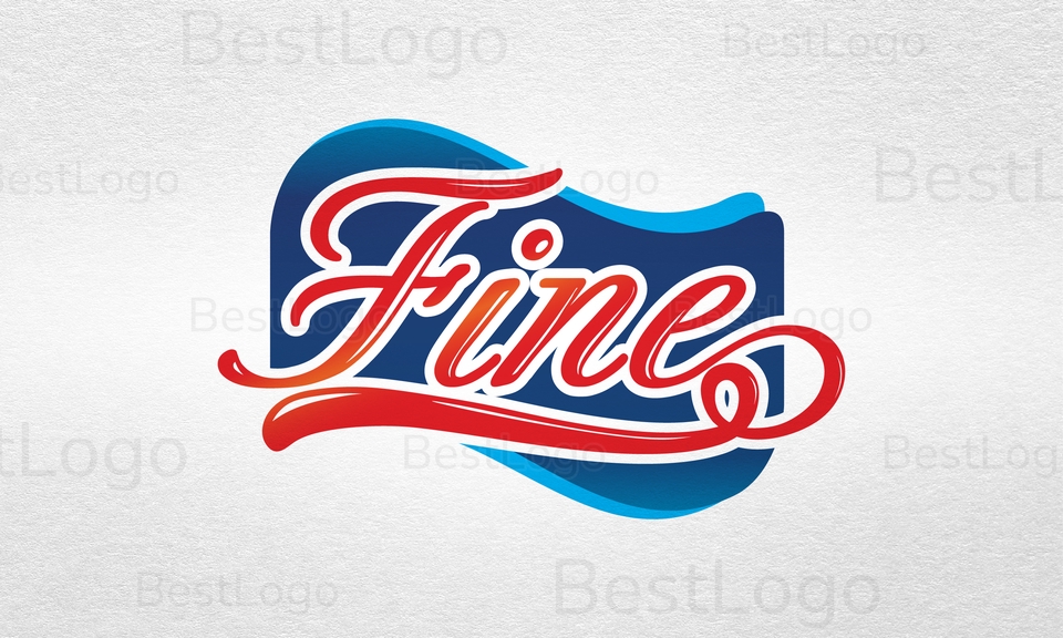 รับออกแบบโลโก้  Fine  โลโก้สไตล์เรียบหรูดูแพง
