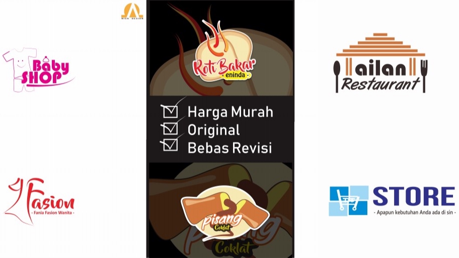 Logo - DESAIN LOGO ORIGINAL (editable) - Pengerjaan Cepat 24 Jam - 1