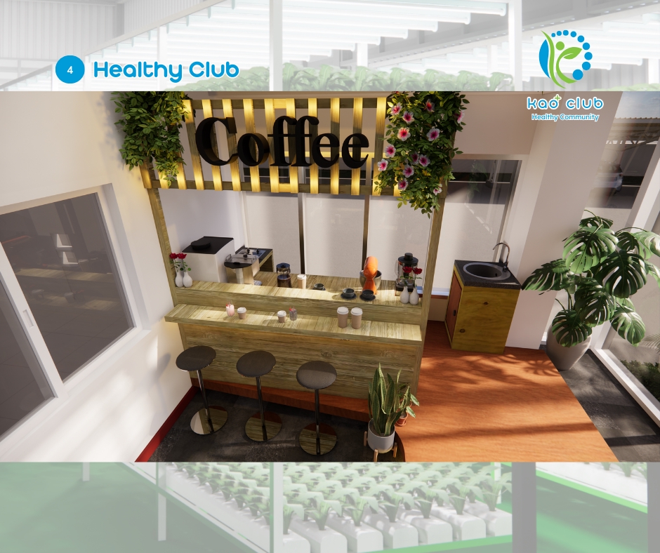 ทำโมเดล 3D - โมเดล 3D สำหรับวางผังพื้นที่เกษตร พื้นที่สีเขียว งานฟาร์มบนดาดฟ้า ฟาร์มคาเฟ่ - 5