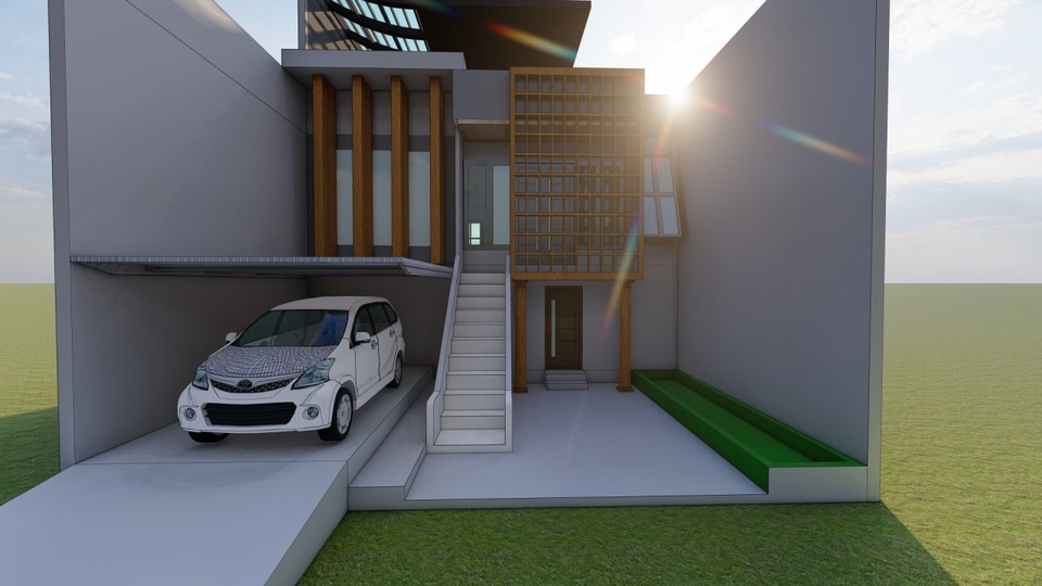 3D & Perspektif - Design Interior, Exterior 3D Render Rumah, Office, cafe dll - 26