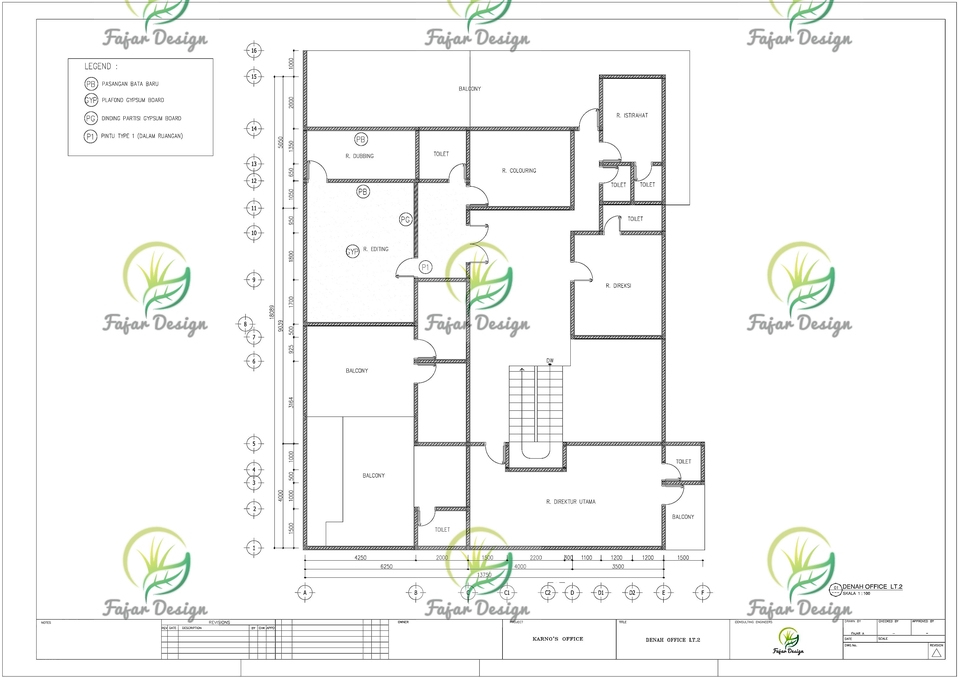 CAD Drawing - Redraw Bangunan Atau Gambar Kerja Dalam Bentuk 2D - 12