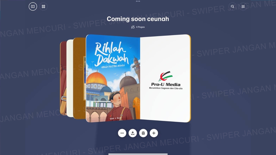 Jasa Ilustrasi Digital, Gambar Ilustrasi Buku "Rihlah Dakwah" dengan desain unik dan menarik.