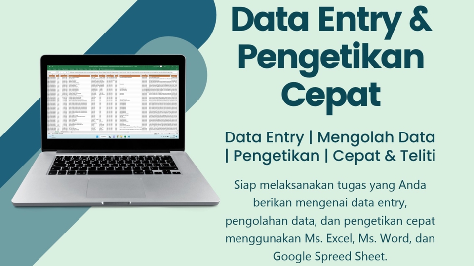 Entri Data - Data Entry | Mengolah Data | Pengetikan | Cepat & Teliti  - 1