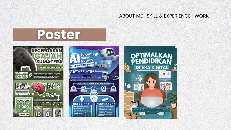 Poster desain  digital printing, desain poster online, desain spanduk, desain brosur, desain flyer, desain kartu nama, desain undangan pernikahan