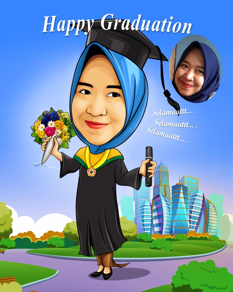 Karikatur - Jasa Editing Karikatur (Cocok Untuk Hadiah) - 5