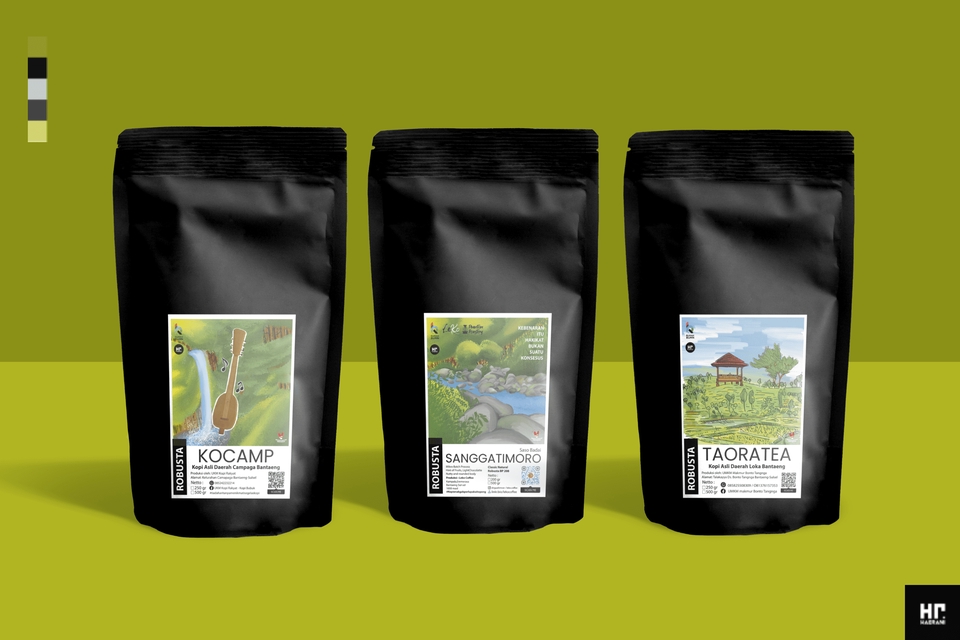 Label & Kemasan - Desain Premium label, packaging full print kemasan ilustrasi, kopi dan produk UMKM lainnya - 3