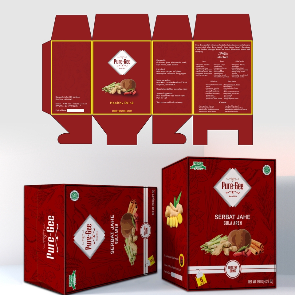 Label & Kemasan - DESAIN PACKAGING MANTUULLL! (BISA REQUEST ASET DARI CANVA PRO DAN FREEPIK PREMIUM, S&K) - 3