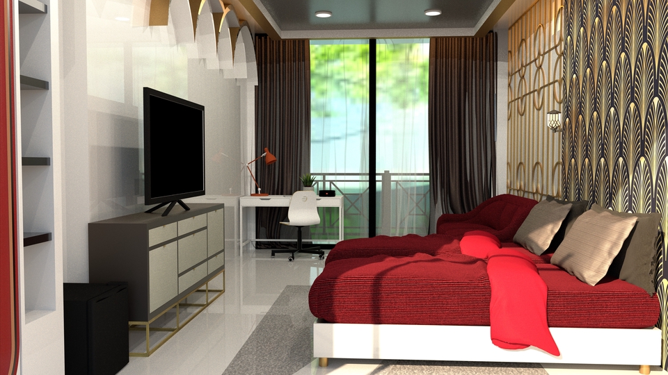 รับออกแบบ Interior Design / Perspective 3D / รับเขียนแบบภายใน
