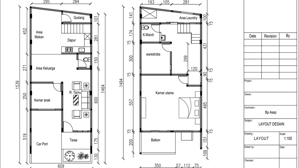 CAD Drawing - Design layout and shopdrwaing - 1
