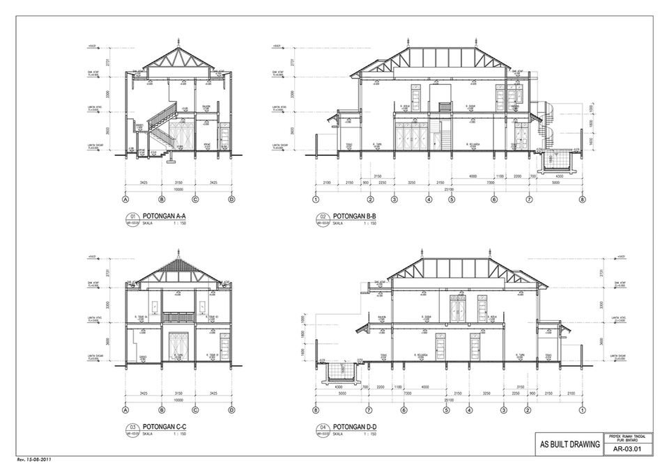 CAD Drawing - Jasa Desain Gambar 2D/3D Rumah Tinggal, Perkantoran, Interior, Eksterior - 12
